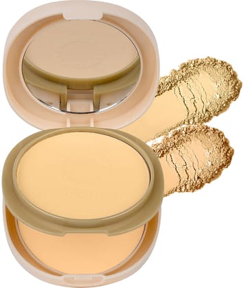 Colors Queen Matte Perfecting 2 in 1 & SPF-20 Oil Control Compact Powder - Golden Beige, 18g