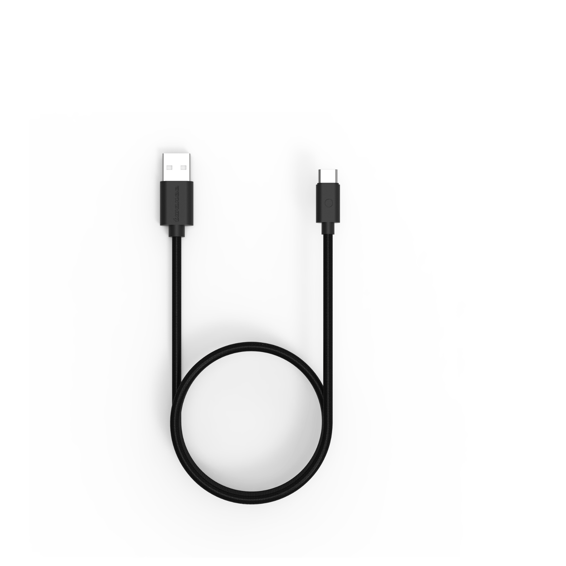 Twance T22B Braided - Type C to USB Charging & data transfer Cable, 1.5 M, Black