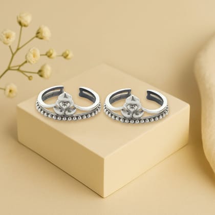 Cute Trendy Silver 92.5 Toe Ring