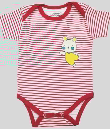 Babeezworld Pack of 1 Baby Boys 100% Cotton Bodysuit ( Black )