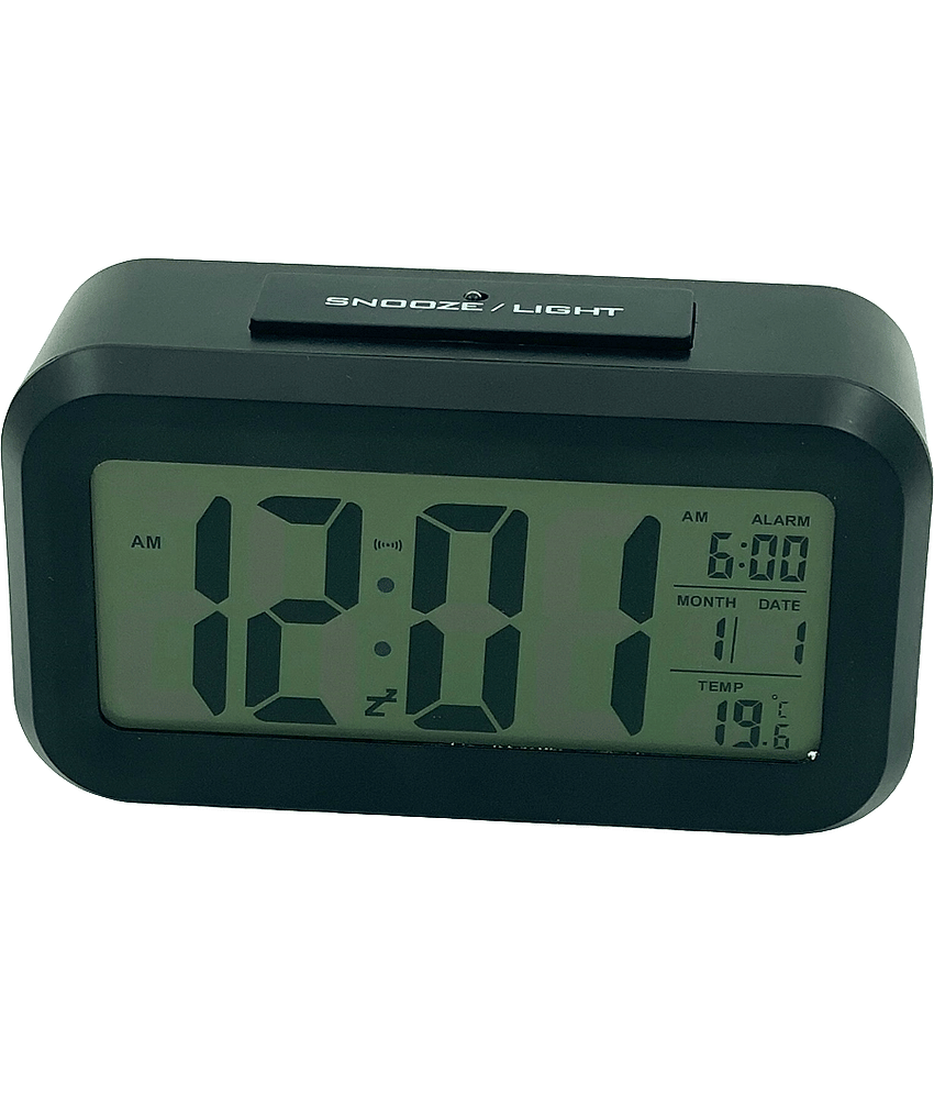 eBizMourGTPL Digital Plastic Rectangular Table Clock - Pack of 1