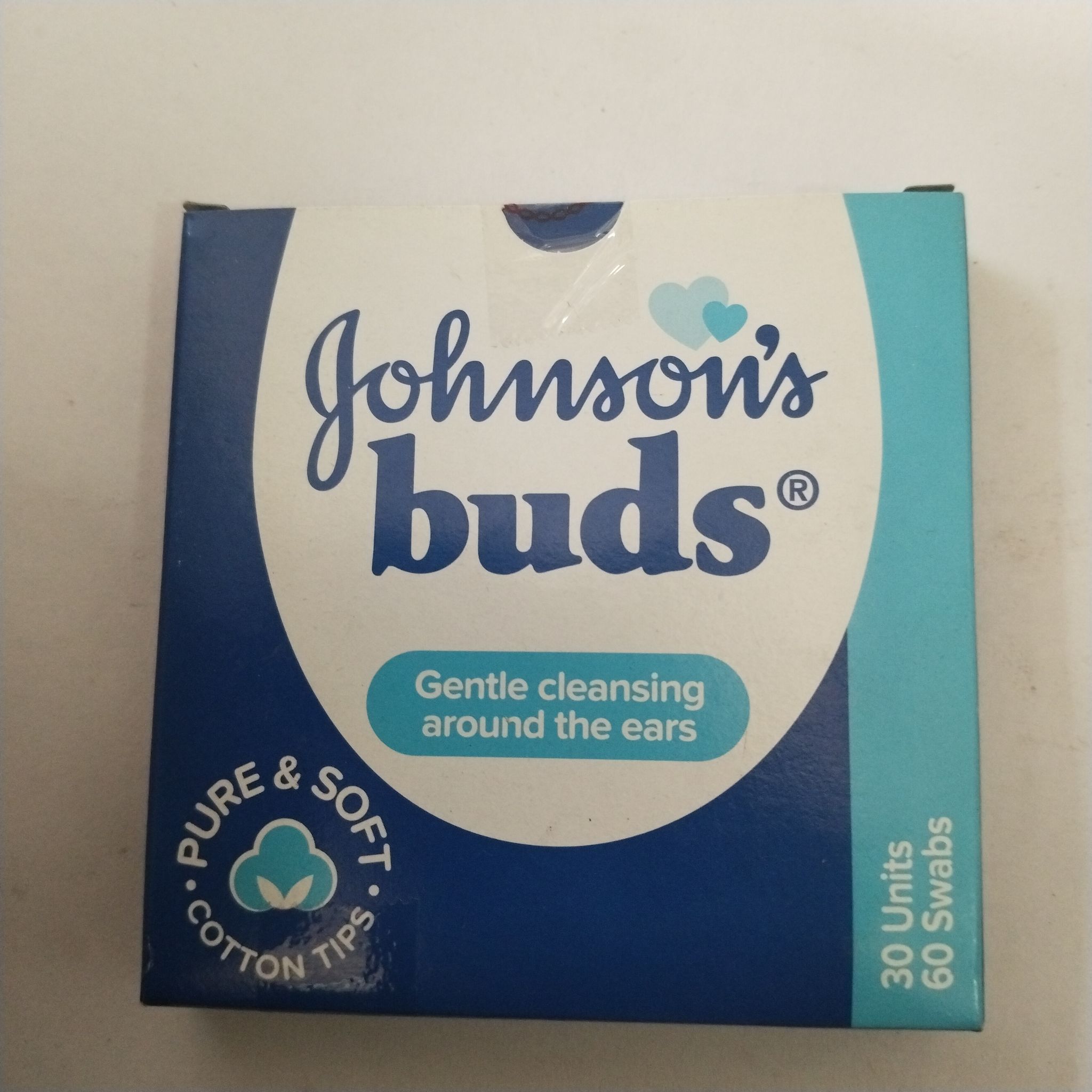 Johnson's buds Gentle cleansing around the ears 60 swabs 