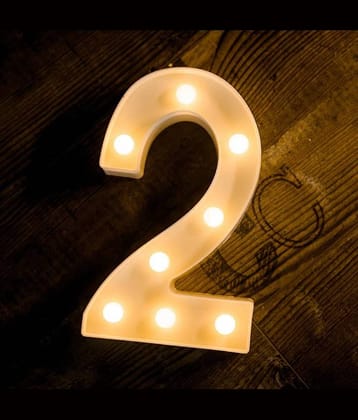 MIRADH LED Marquee Letter Light,(Number-2) LED Strips