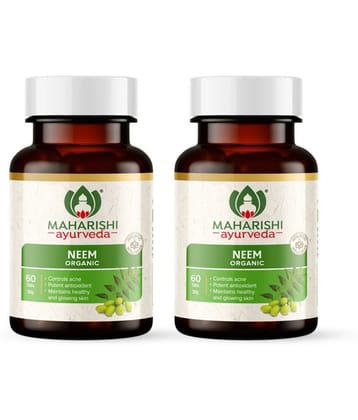 Maharishi Ayurveda Organic Neem Tablet 120 no.s Pack Of 2