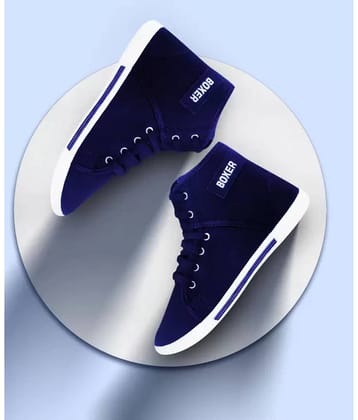 hotstyle BOXER Blue Men's High Tops Shoes