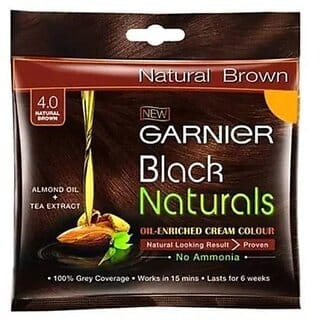 Naturals Creme Natural Brown Garnier Hair Color 4.0 - 20ml + 20g