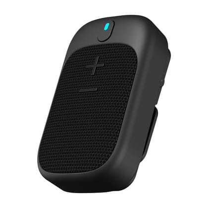 Portronics Talk 4 Wearable Bluetooth Speaker 2W with Mic- Black