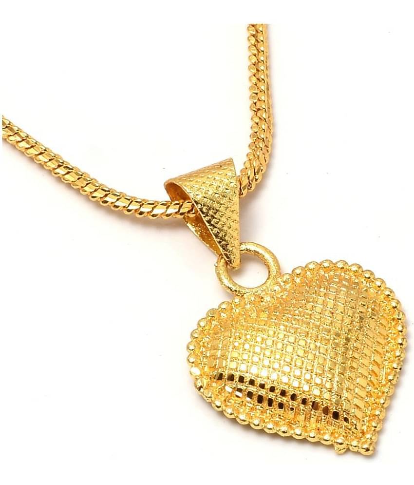 Jewar Mandi - Golden Pendant ( Pack of 1 )