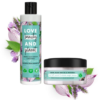 Shampoo & Mask - Onion Hairfall Control Combo - 200ml+200ml