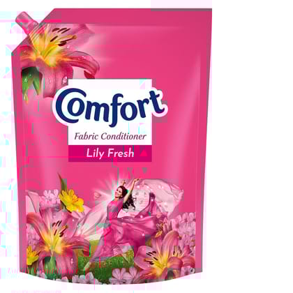 Comfort After Wash Fabric Conditioner (Fabric Softener) Pouch, For Softness, Shine And Long Lasting Freshness, 2 Ltr