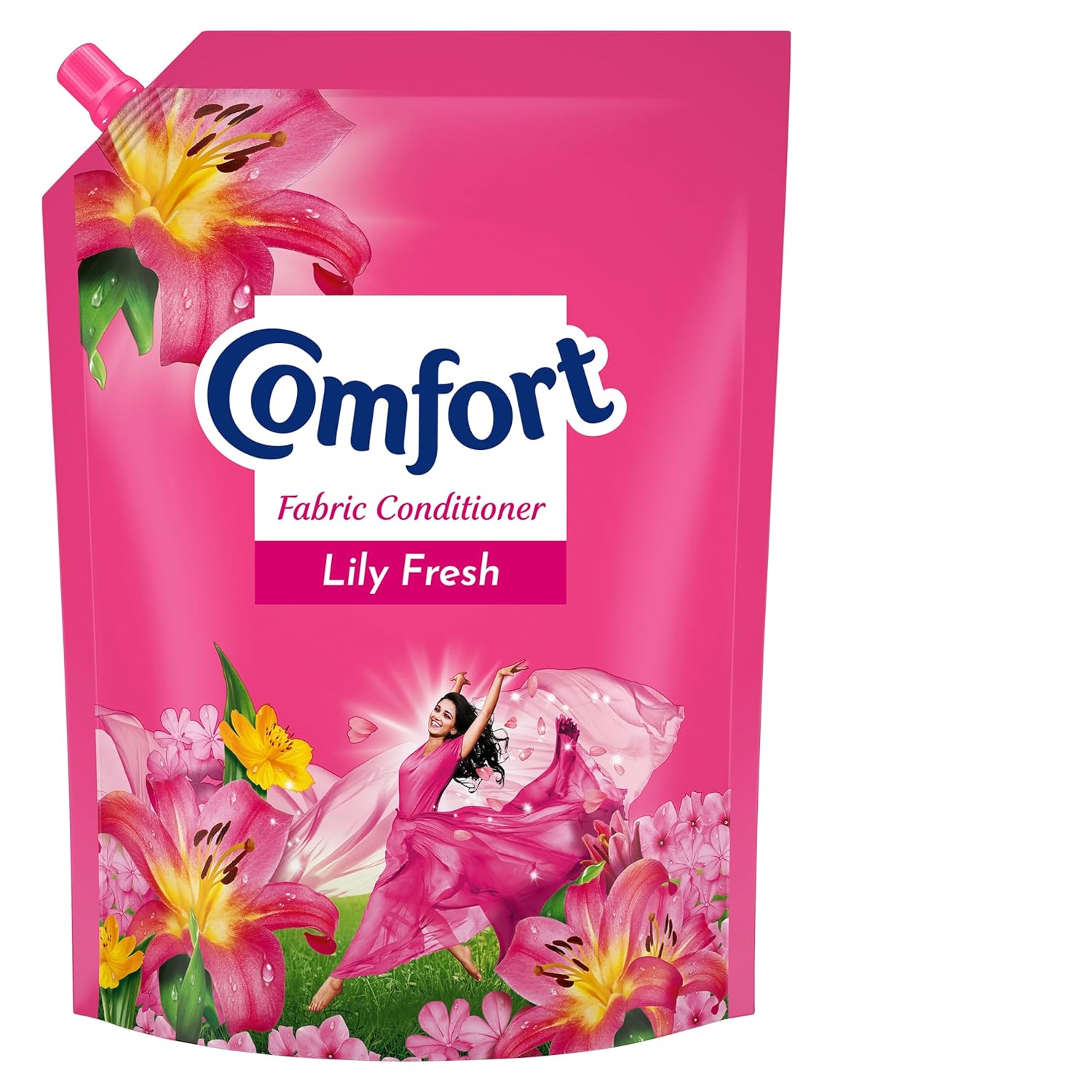 Comfort After Wash Fabric Conditioner (Fabric Softener) Pouch, For Softness, Shine And Long Lasting Freshness, 2 Ltr