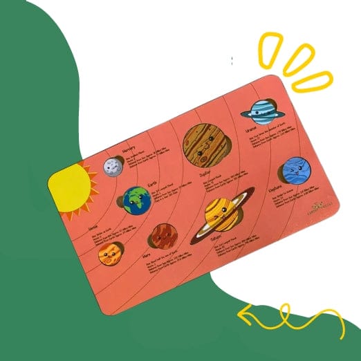 Wooden Solar System Puzzle