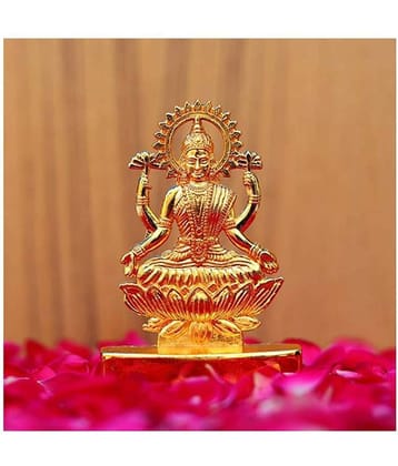 RUDRA DIVINE - Goddess Laxmi Brass Idol