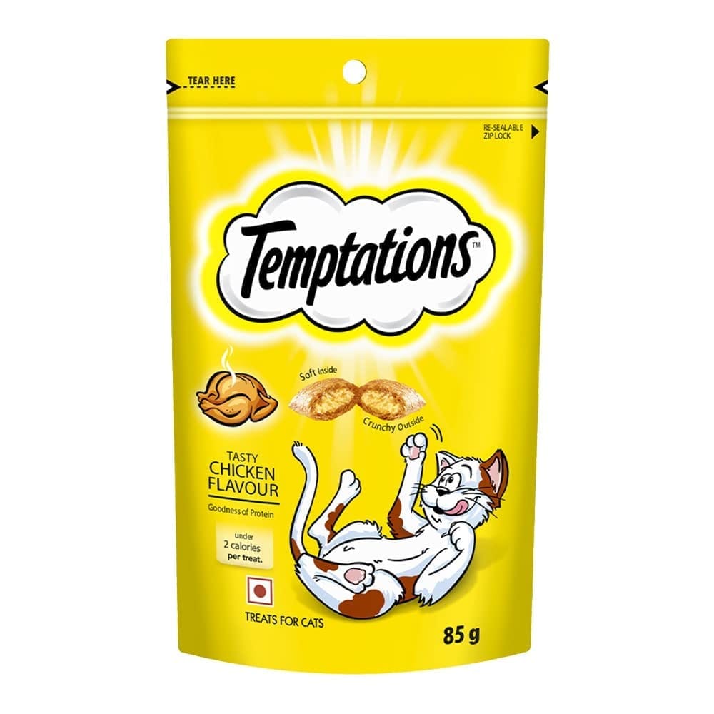 Temptations Cat treat Chicken Flavour 85g