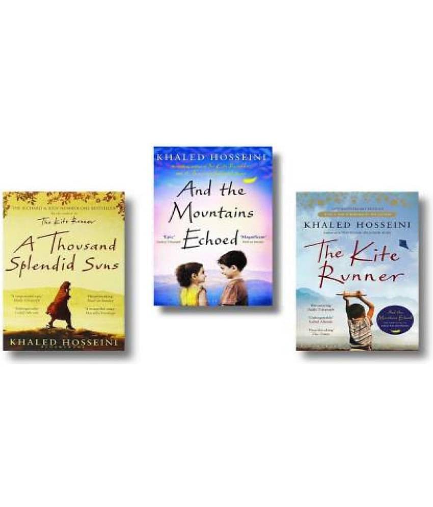 Khaled Hosseini Combo Of Three Book : And The Mountain Echoed + A Thousand Splendid Suns + The Kite Runner | Set Of Three Books (Paperback, Hosseini Khaled)