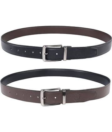Keviv Black Leather Casual Belt