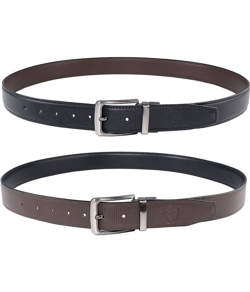 Keviv Black Leather Casual Belt