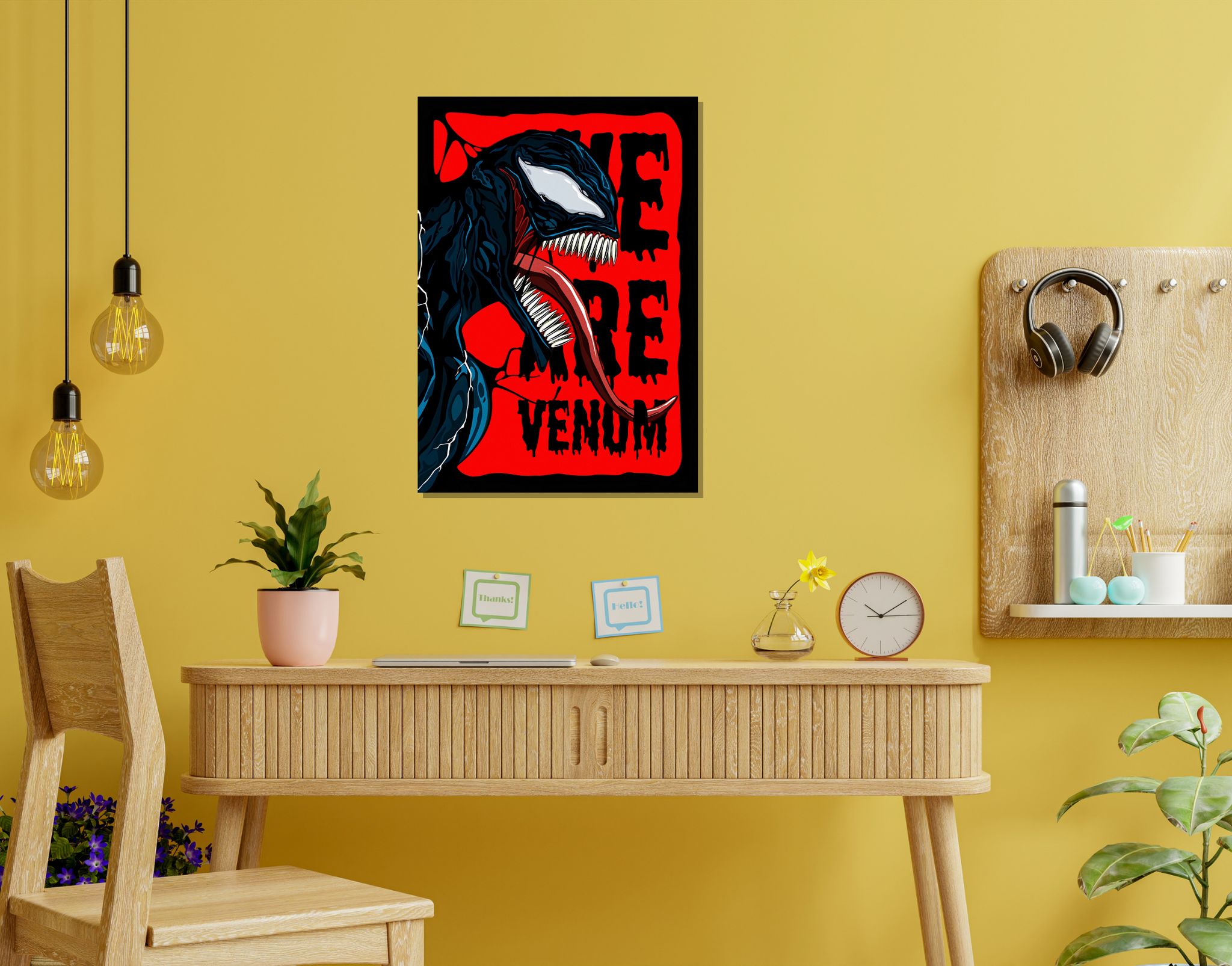 "We are venom"- Shiny & Sturdy Metallic Poster  Art That Pops & Sticks-A3