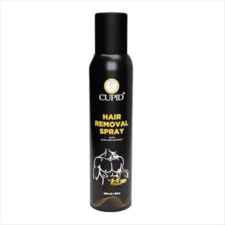 Cupid Hair Removal Spray with Aloe vera Extract for Men 200ML