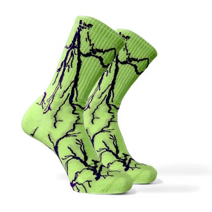 LIGHTNING EDITION- GREEN - PURPLE LIGHT-Pack of 1-Pair