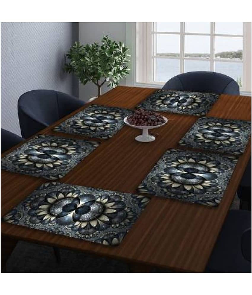 CreadCraft Set of 6 PVC Table Mats