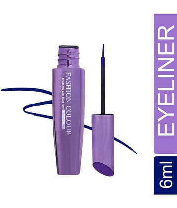 Fashion Colour - Blue Matte Eye Liner Liquid ( Pack of 1 )