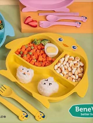 Little Penguin Feeding Set-Penguin Yellow