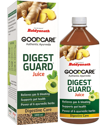 Goodcare Digest Guard Juice, Natural Ayurvedic Formula, Relieves Indigestion, Gas, Bloating, Supports Gut Health, With 6 Herbs 1000ml