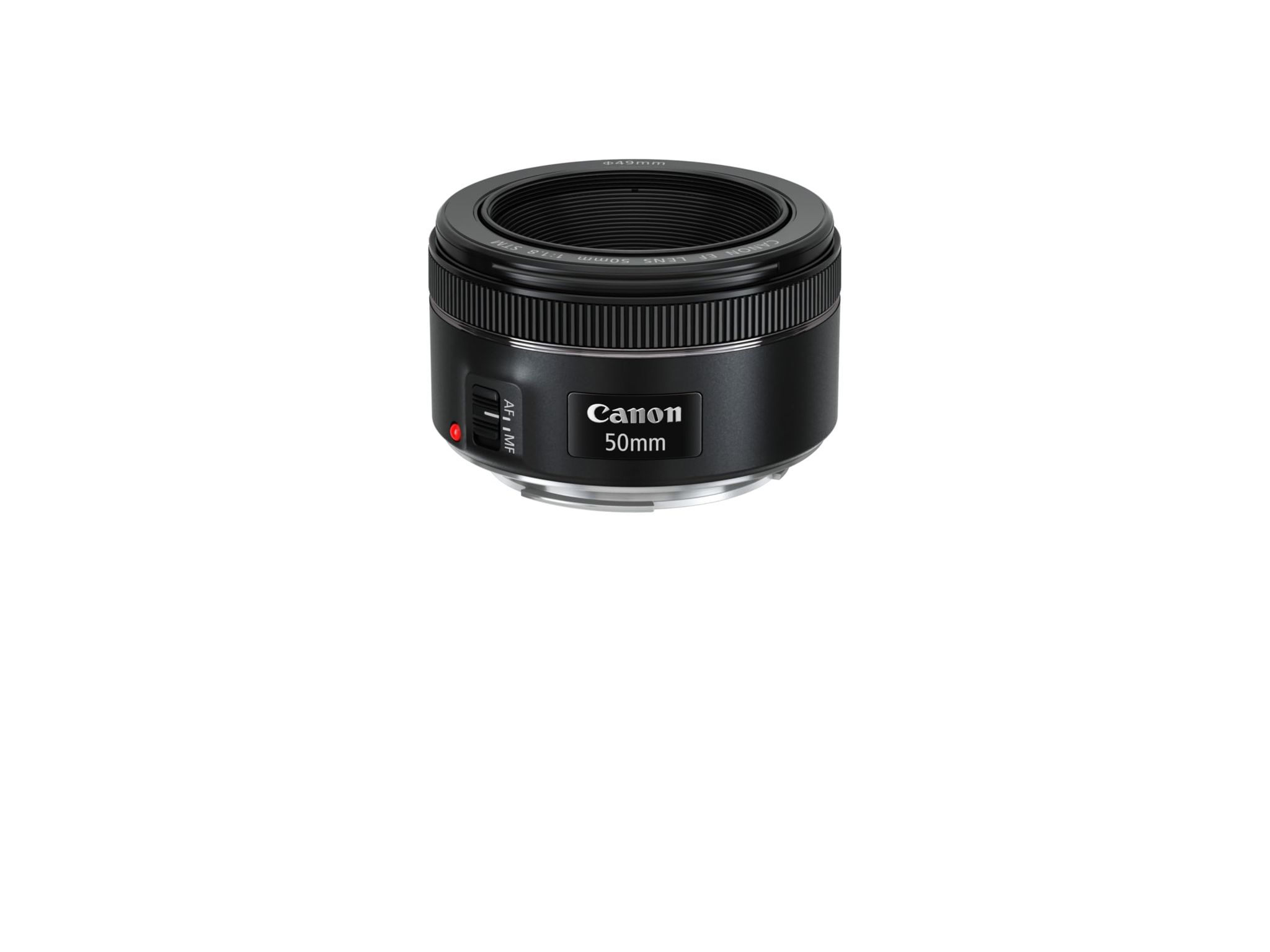 Canon EF 50MM F/1.8 STM Lens for Canon DSLR Cameras Canon EF 50MM F/1.8 STM Lens for Canon DSLR Cameras - black / 49mm