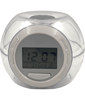 eBizMourGTPL Digital Plastic Circular Table Clock - Pack of 1