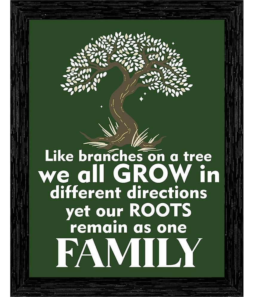 Indianara - Quotes Painting With Frame
