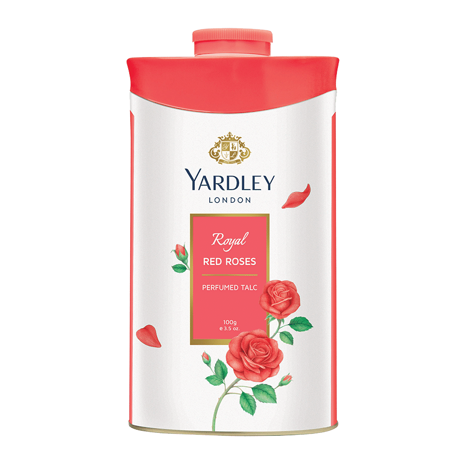 Yardley London Royal Red Rose Perfumed Talc, 100 gm