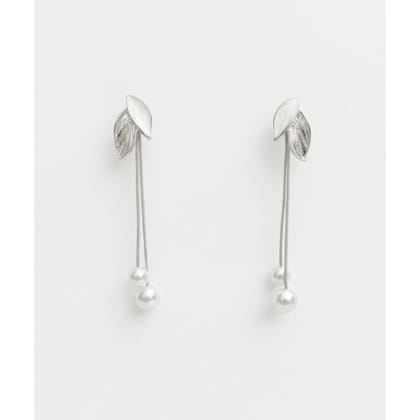 Earrings Leaf Faux 