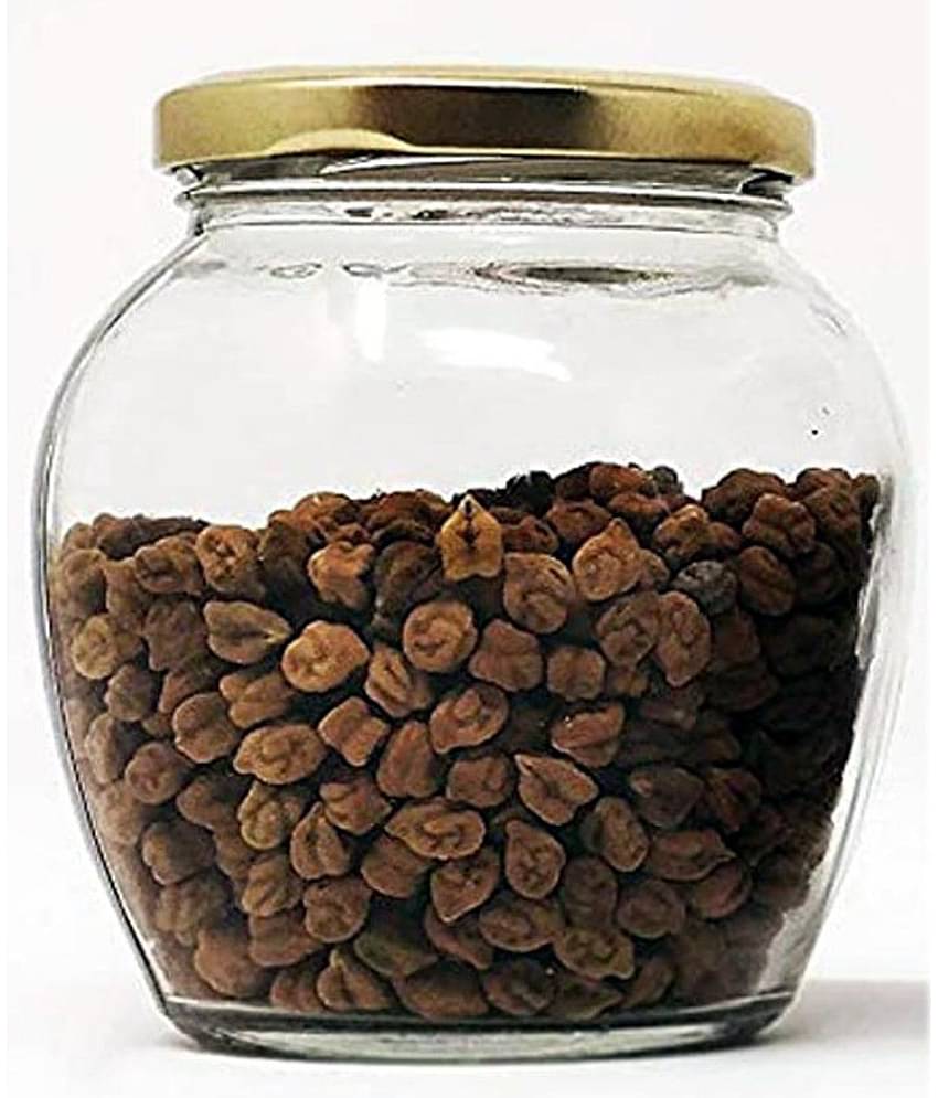 AFAST Coockes Jar Glass Transparent Cookie Container ( Set Of 1 )