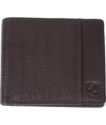 CIMONI Brown Leather Men's Two Fold Wallet ( Pack of 1 )