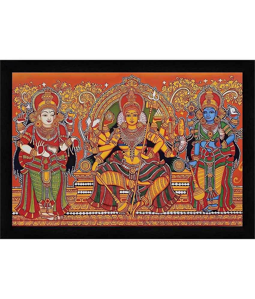 Indianara Abstract Painting With Frame