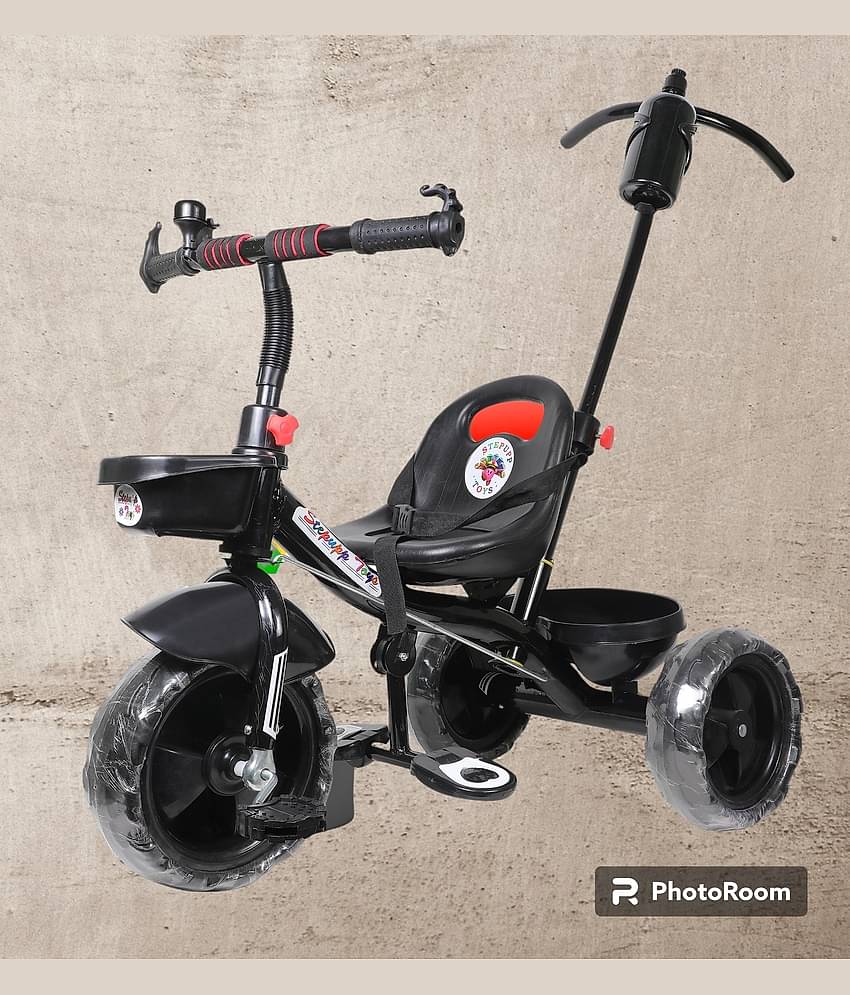 APARAJITA COLLECTIONS TRIKES BLACK HANDLE Black 45.72 cm(18) Unicycle Bicycle