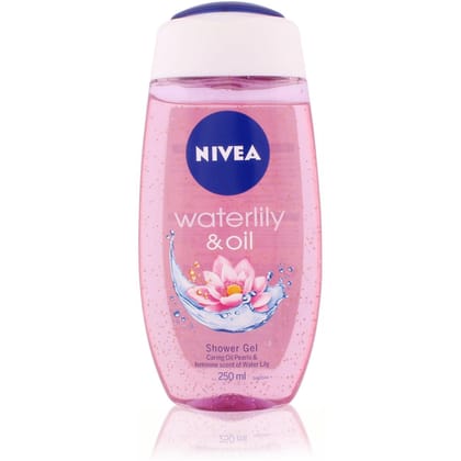 Nivea Shower Gel - Waterlily & Oil, 250ml Bottle Nivea Shower Gel - Waterlily & Oil, 250ml Bottle - As shown in the picture / 250 ml (Pack of 1)