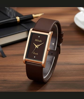 Mikado Brown Silicon Analog Men's Watch