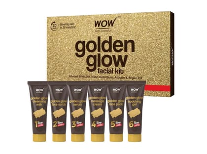 WOW Golden Facial Kit For Glowing - 60ml