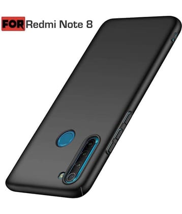 Spectacular Ace - Black Silicon Silicon Soft cases Compatible For Xiaomi Redmi Note 8 ( Pack of 1 )