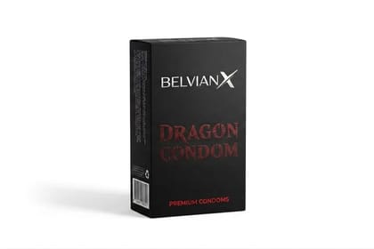 BelvianX Premium Size Dragon 6 Inch Condom For Men | Dragon condom 6 inch big size