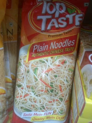 Tops plain noodles Chinese taste