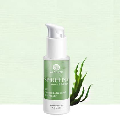 Spirulina Serum+Moisturizer With Spirulina Algae & Beta Arbutin By TNW - The Natural Wash-50g