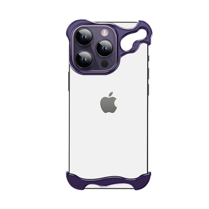 Alien - ARC Titanium Bumper iPhone Case - Purple-Purple / iPhone 14 Pro Max