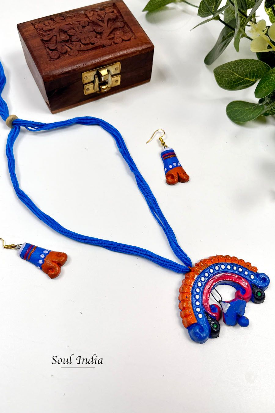 Handmade Statement Terracotta Jewellery Set