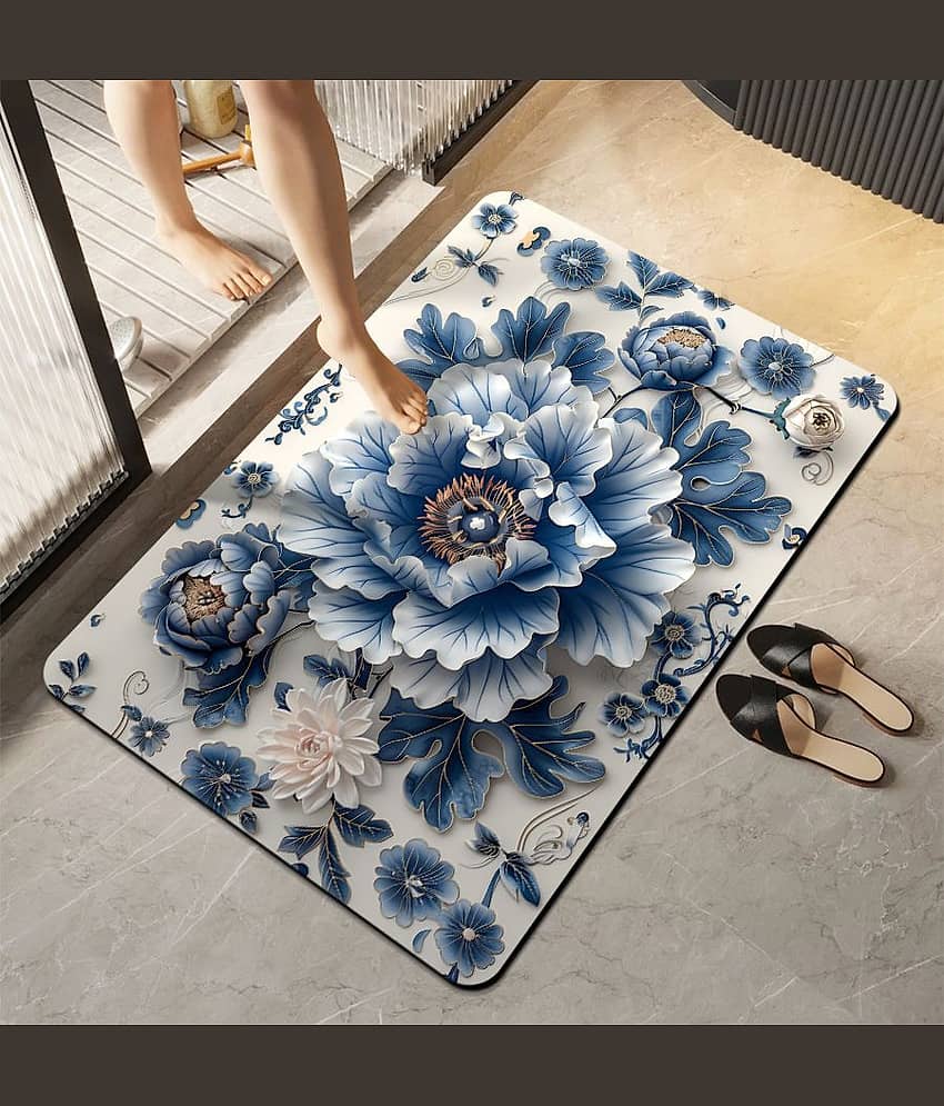 mahek accessories Set of 1 Anti-skid Rubber Door Mat ( 40 X 60 cm ) Assorted