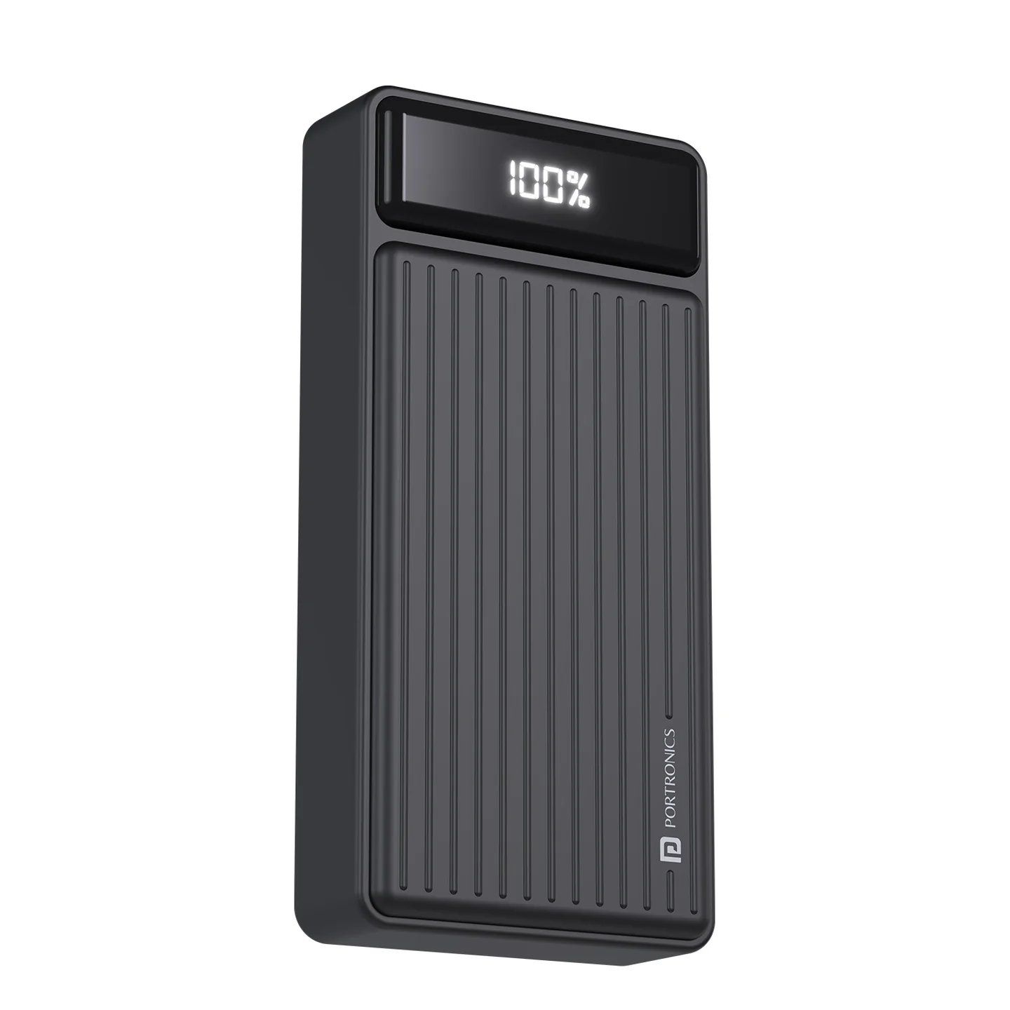 Portronics Luxcell B 20K,22.5 Watt High-Speed Charging, LED Battery Indicator, Type C port, Made in India (Black)