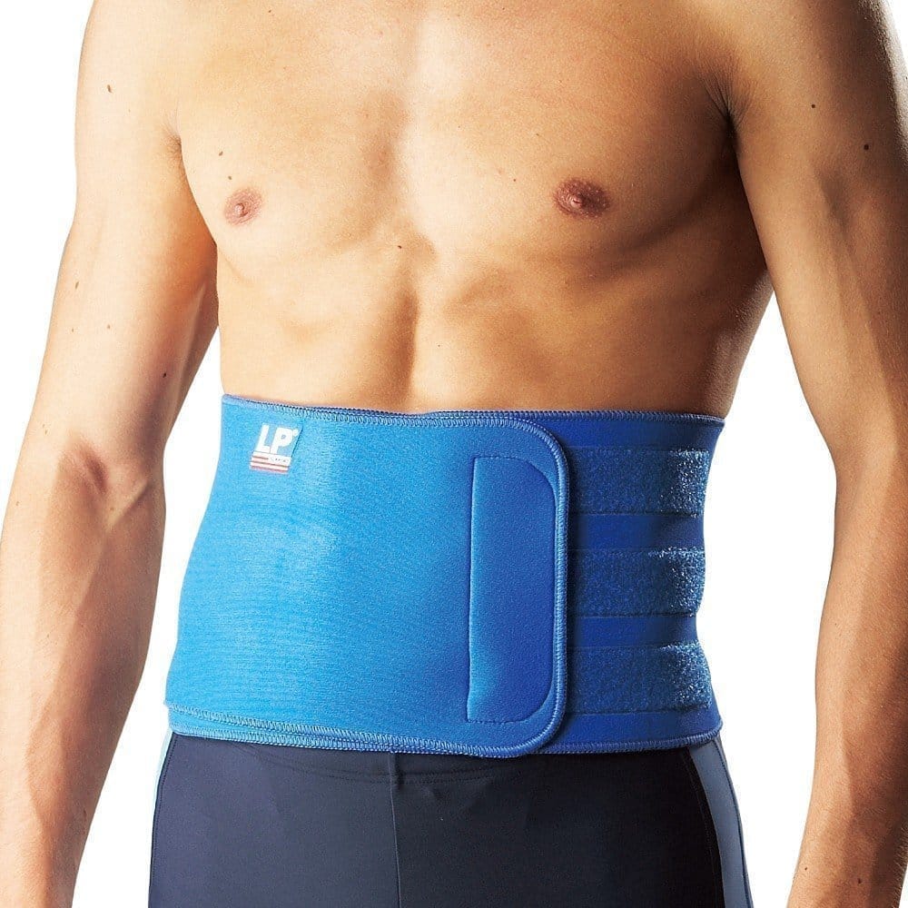 LP Supports 711A Waist Trimmer, Royal Blue - Free Size