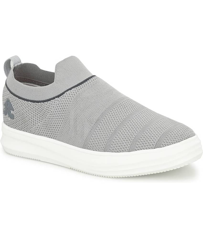 OFF LIMITS - Light Grey Men's Slip-on Shoes